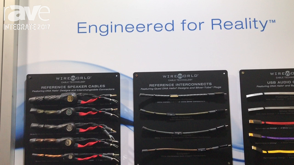 Integrate 2017: Wireworld Cable Technology Shows Speakers, Cat8 Cables on Canohm Australia Stand