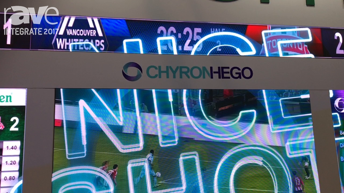 Integrate 2017: Chyronhego Demos Click Effects PRIME Product for Stadium Content at Techtel Stand