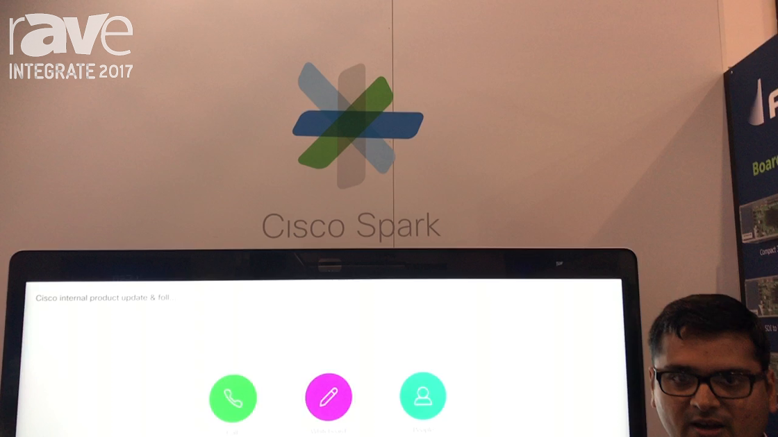 Integrate 2017: Cisco Features the Cisco Spark Board on the Ingram Micro Stand