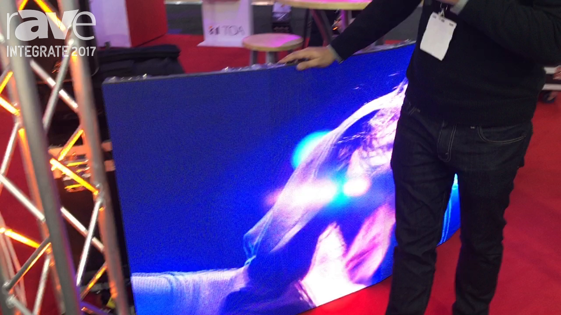 Integrate 2017: ADJ Products Features Its Curvable AV3 LED Panels on the Australis Pro Audio Stand