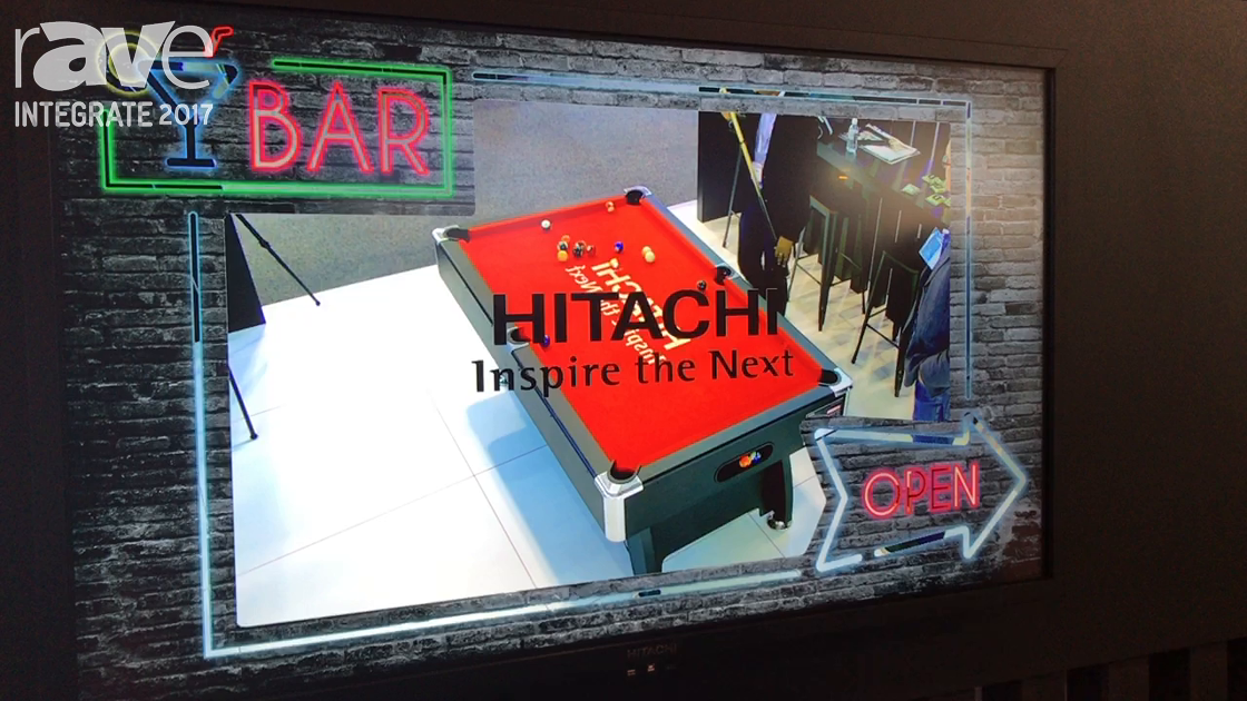 Integrate 2017: Hitachi Showcases Its 65-Inch HD Interactive Panel With 10 Points of Touch