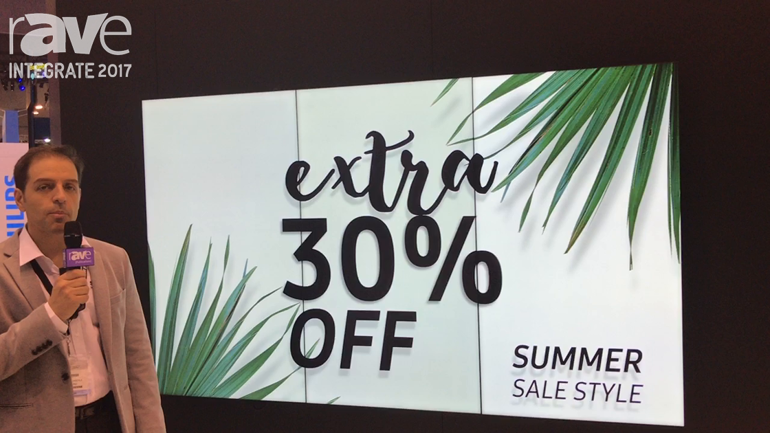 Integrate 2017: Samsung Demos Retail Solutions In the UHF E Series Video Wall Display with Magicinfo