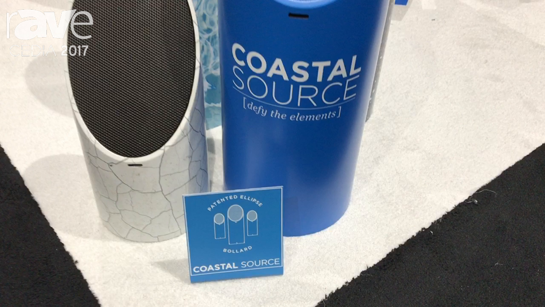 CEDIA 2017: Coastal Source Shows Off Designer Series of Ellipse Bollard Speaker