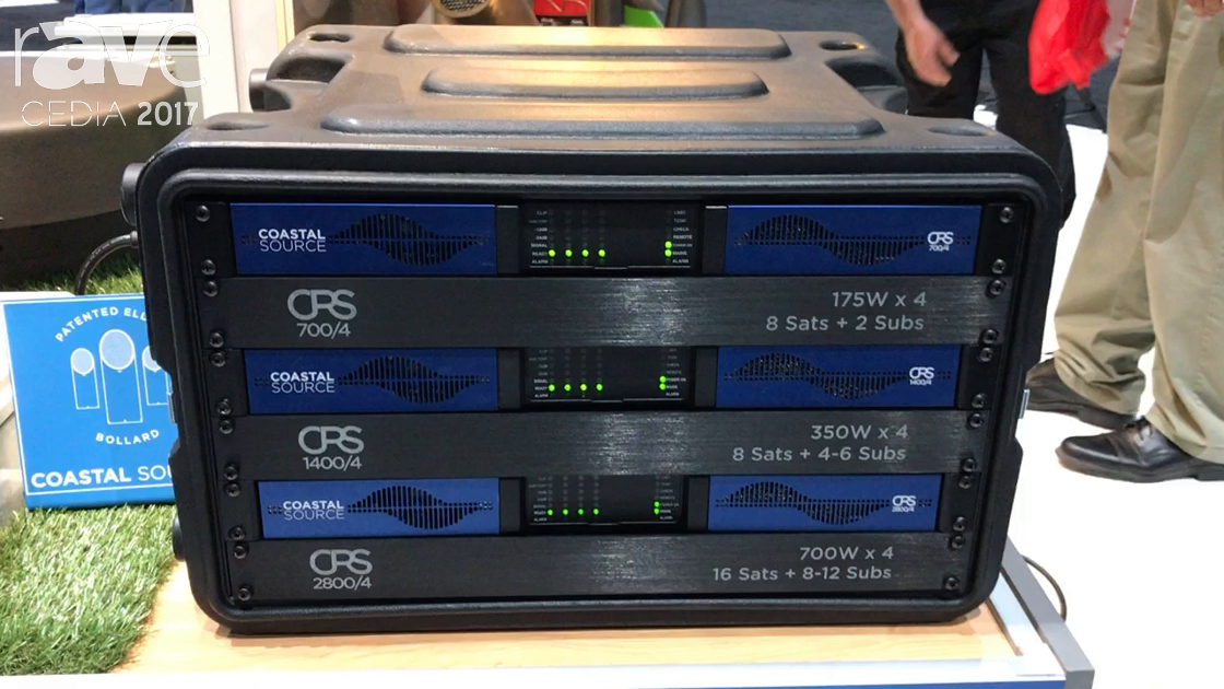 CEDIA 2017: Coastal Source Talks About CRS 700/4 Indoor Amplifier