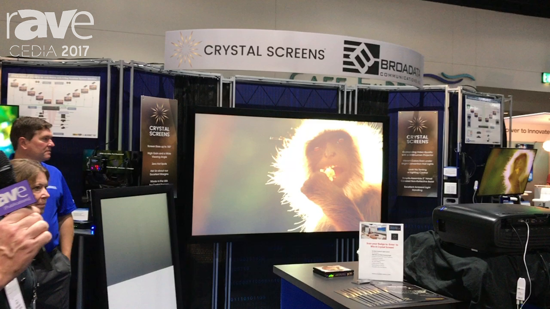 CEDIA 2017: Crystal Screens Exhibits Reflect 2.5 Screen