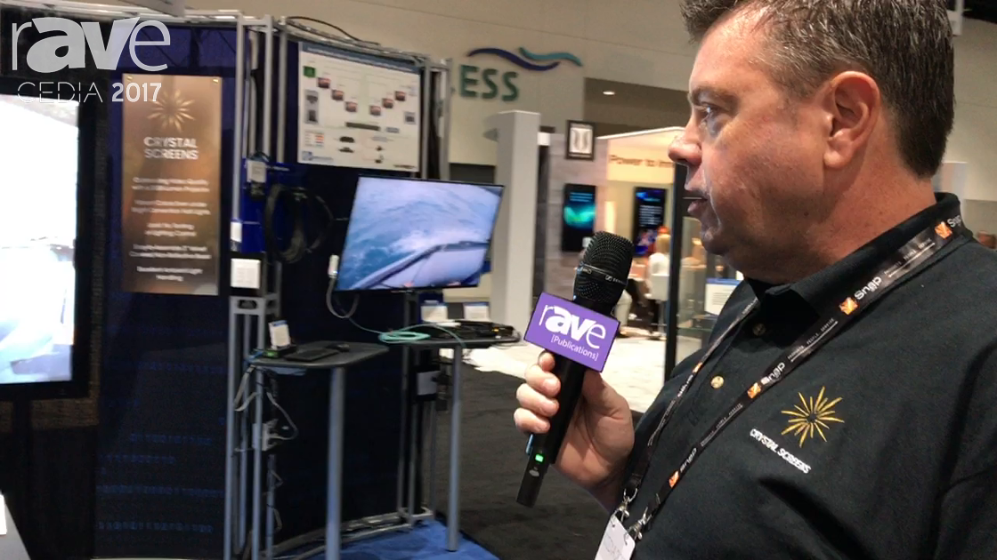CEDIA 2017: Crystal Screens Shows Reflect 3.0 Screen