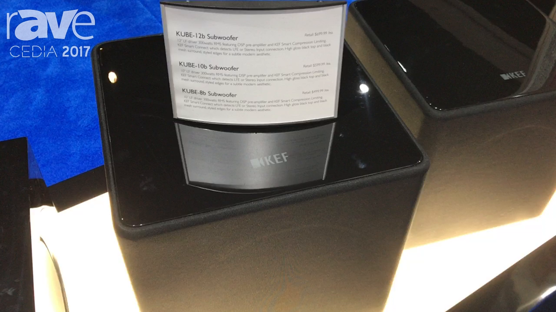 CEDIA 2017: KEF Exhibits KUBE-12b Subwoofer