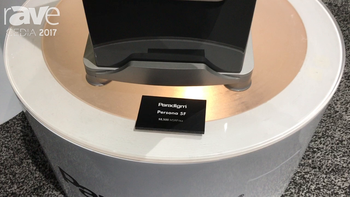 CEDIA 2017: Paradigm Electronics Features Persona 5F Speaker with Custom Grill