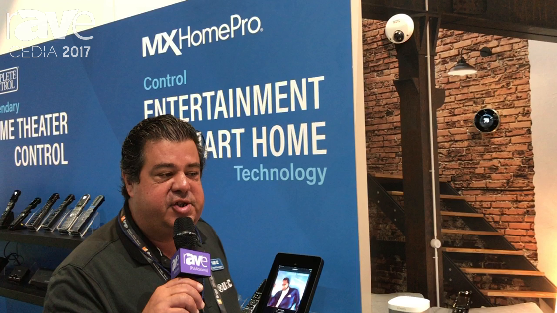 CEDIA 2017: Universal Remote Control Displays MX HomePro System for SmartHome Integration