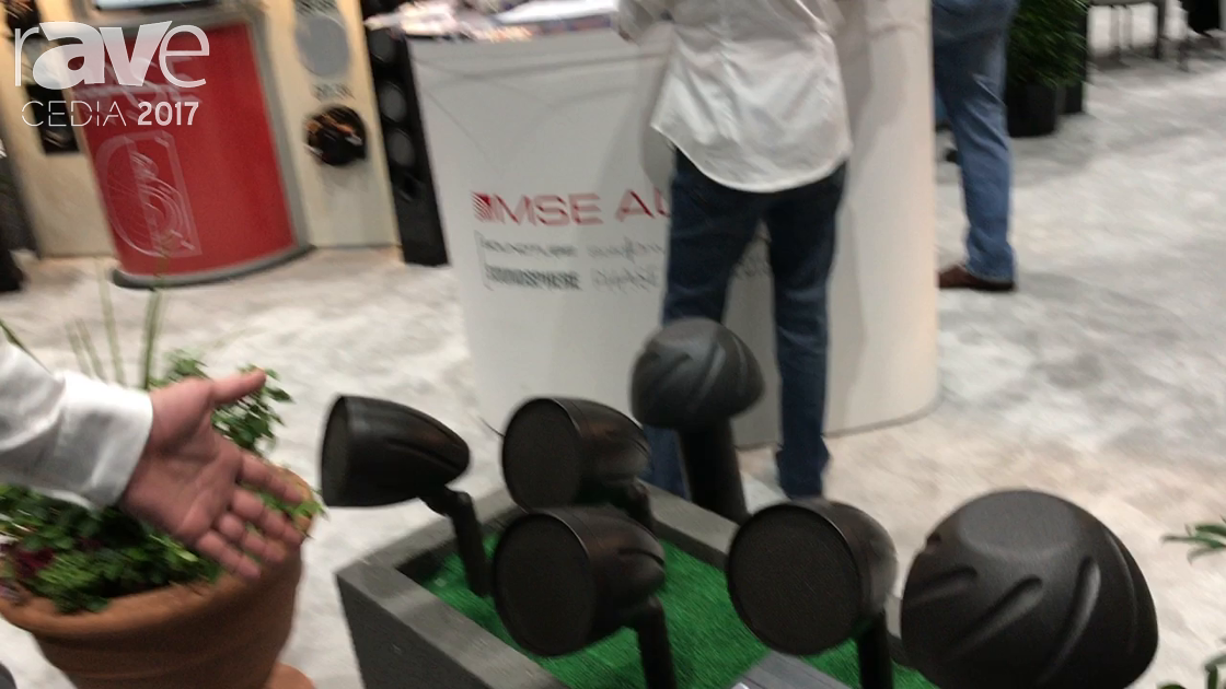 CEDIA 2017: Rockustics Demos Landscape System The Music Garden With OS-440 Amplifer