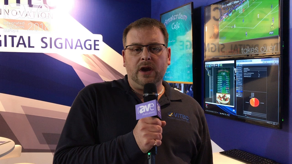 ISE 2018: VITEC Displays EZ TV Digital Signage Solution