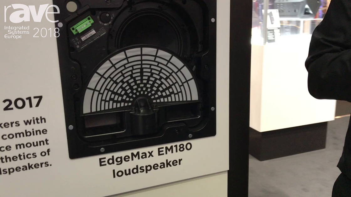 ISE 2018: Bose Professional Debuts EdgeMax EM180 Loudspeaker for Ceiling Use