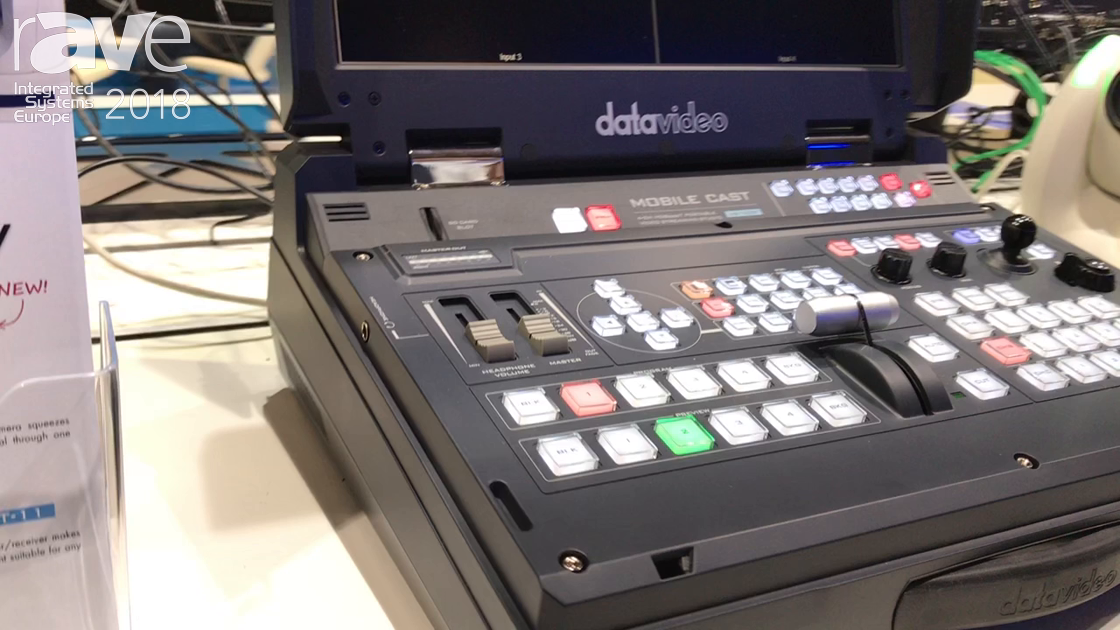 ISE 2018: Datavideo Presents HS-1600T Switcher with HDBaseT