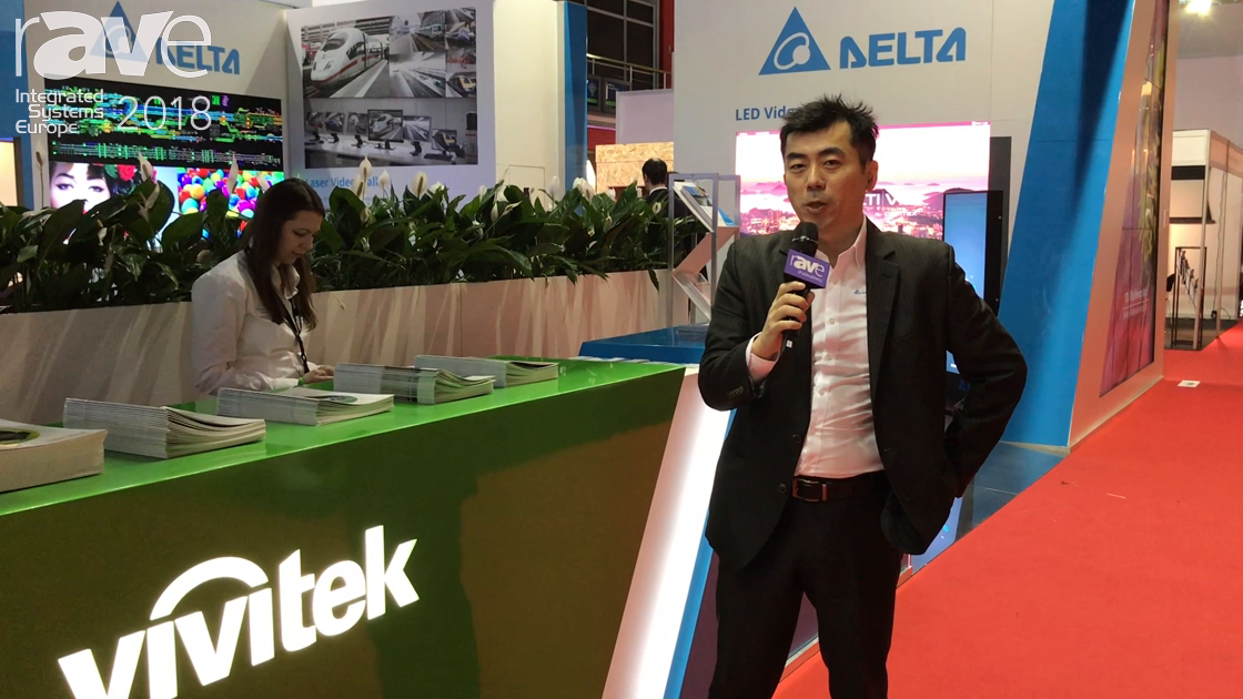ISE 2018: James Hsu Talks About the Vivitek and Delta Displays Relationship