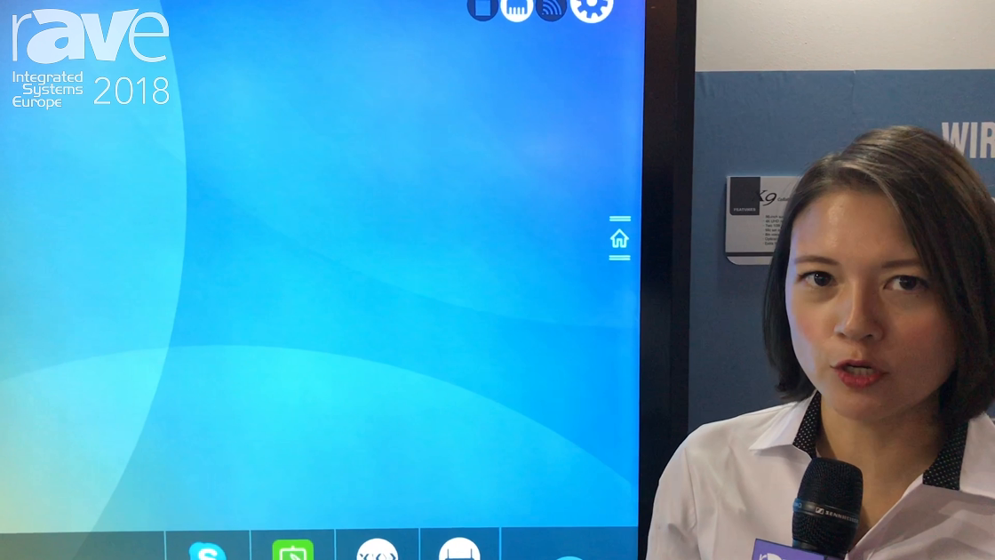 ISE 2018: Newline Interactive Showcases Its X Series Collaboration Board With Quicklaunch