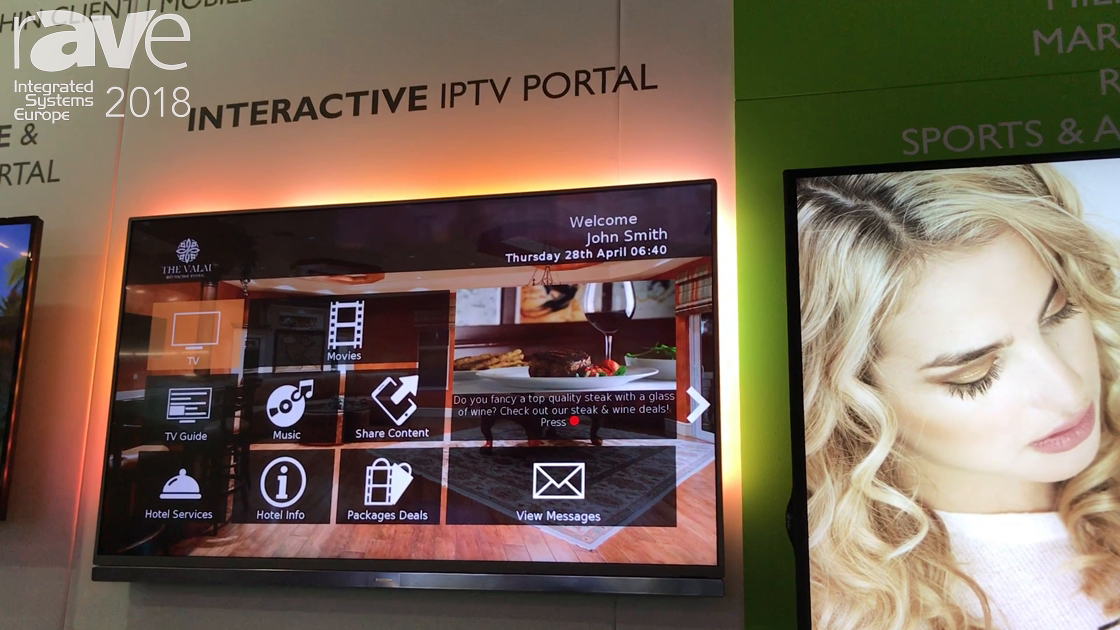 ISE 2018: Tripleplay Features Its IPTV Portal for the Hospitality Market