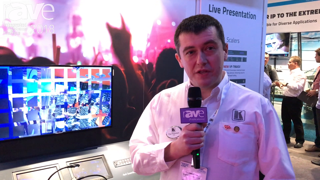 ISE 2018: Kramer Features the VP-772 ProScale Presentation Matrix Switcher-Scaler