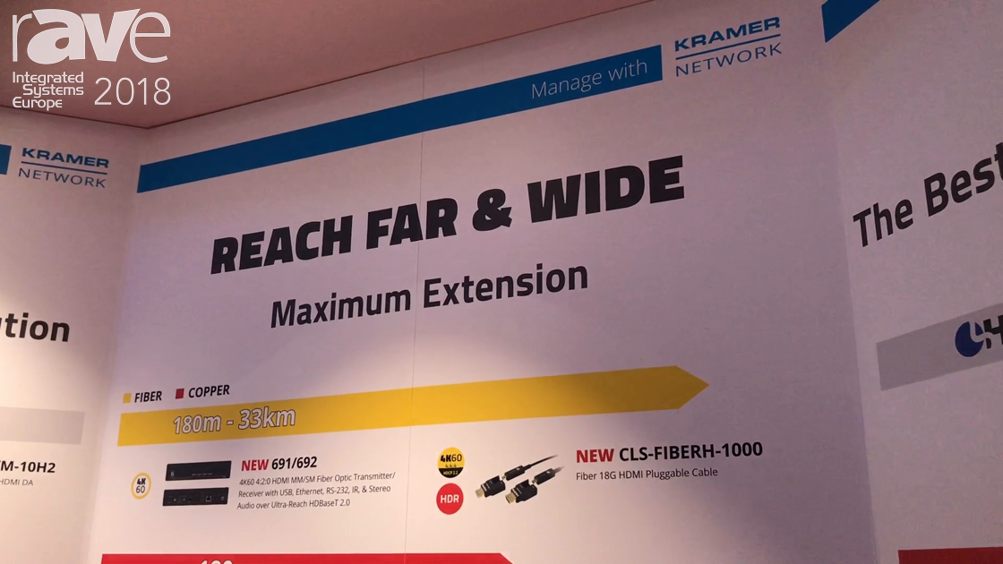 ISE 2018: Kramer Talks Switchers, Introduces VS-1616DN-EM Multi-Format Modular Matrix Switcher