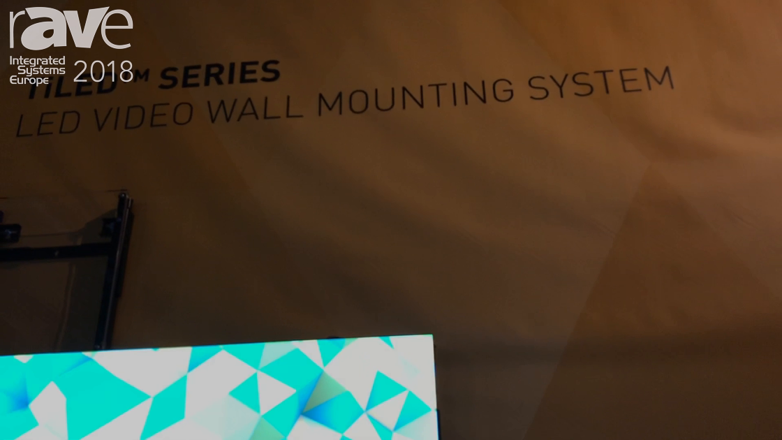 ISE 2018: Milestone’s Chief Intros the Low-Profile TiLED Series Video Wall Mounting System