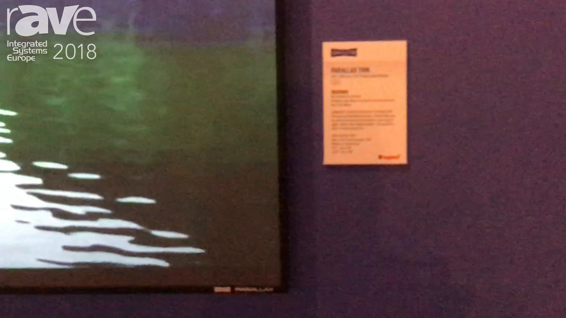 ISE 2018: Milestone’s Da-Lite Introduces Its Parallax Thin Ambient Light Rejecting Screen