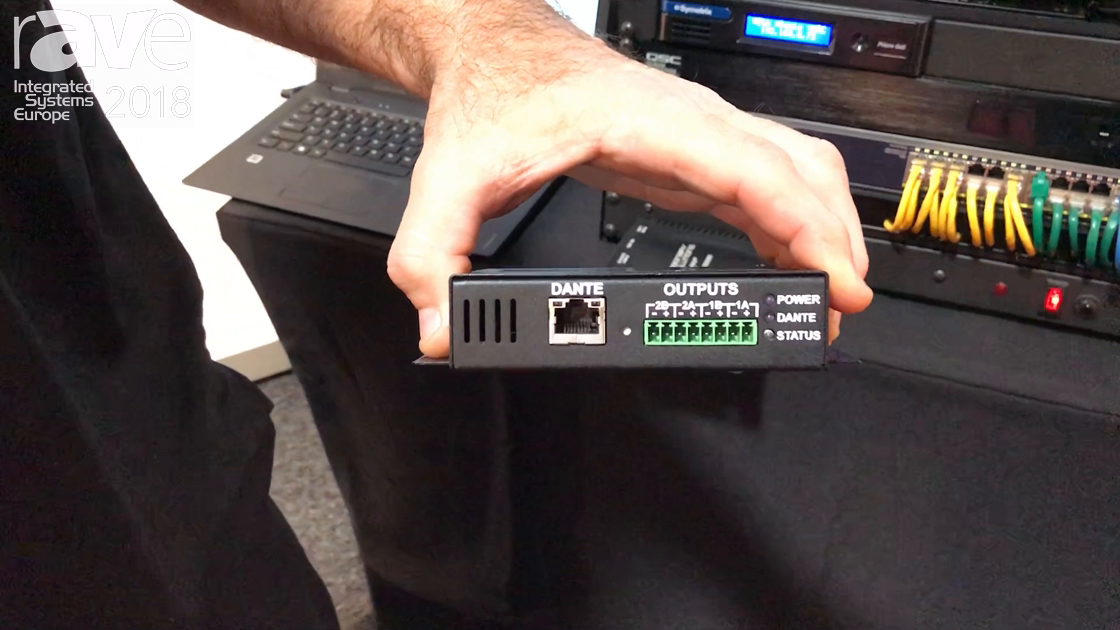 ISE 2018: Visionary Solutions Showcases the PNA-D4 Dante PoE+ Amplifier