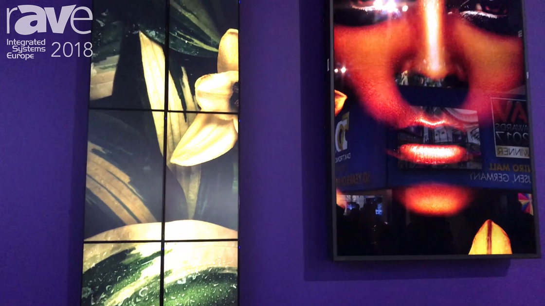 ISE 2018: BrightSign Demos Its BrightWall Video Wall Technology