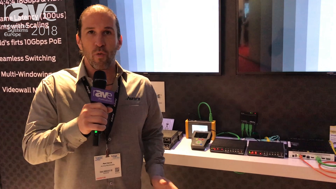 ISE 2018: Aurora Multimedia Features Its IPX Series of Transceivers With SDVoE