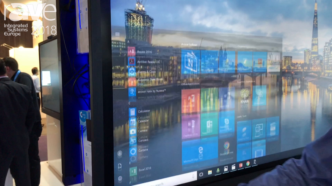ISE 2018: Avocor Launches Its E Series Interactive Display