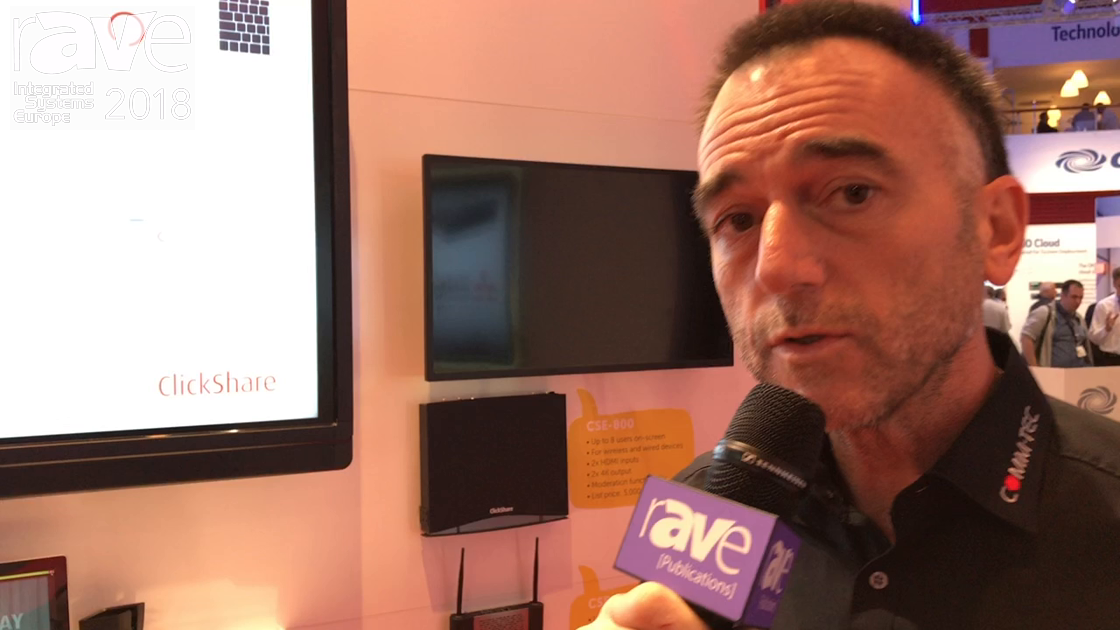 ISE 2018: COMM-TEC Exhibits Barco’s ClickShare Presentation Solution