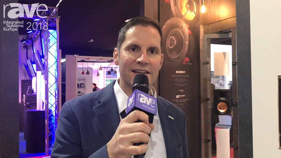 ISE 2018: Klipsch Debuts SkyHook Installation System for Easy In-Wall Speaker Mounting Solutions