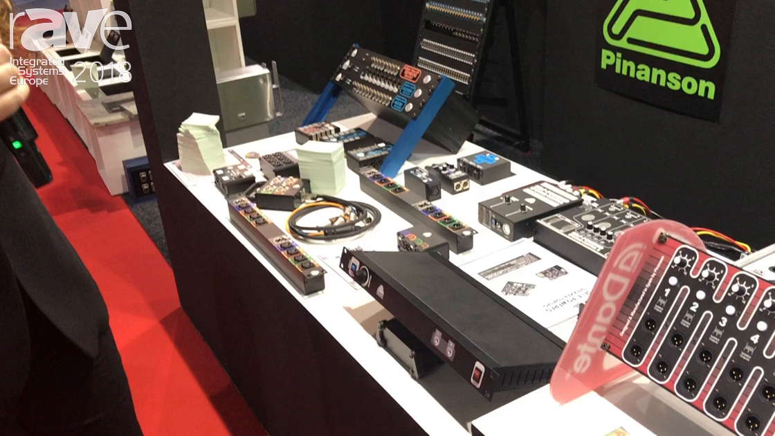 ISE 2018: Pinanson Debuts SMC-16 Audio Press Splitter with Dante