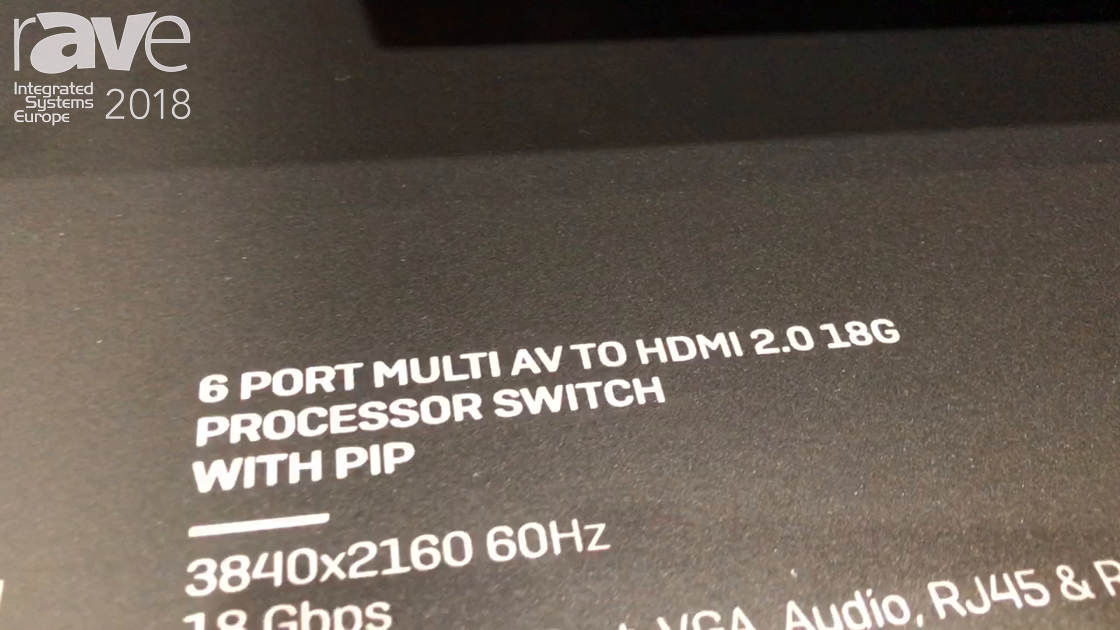 ISE 2018: LINDY Showcases Six-Port Ultra HD Multiview Video Processor