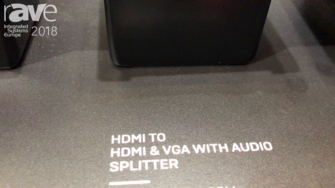 ISE 2018: LINDY Shows Off Its HDMI to HDMI & VGA With Audio Splitter