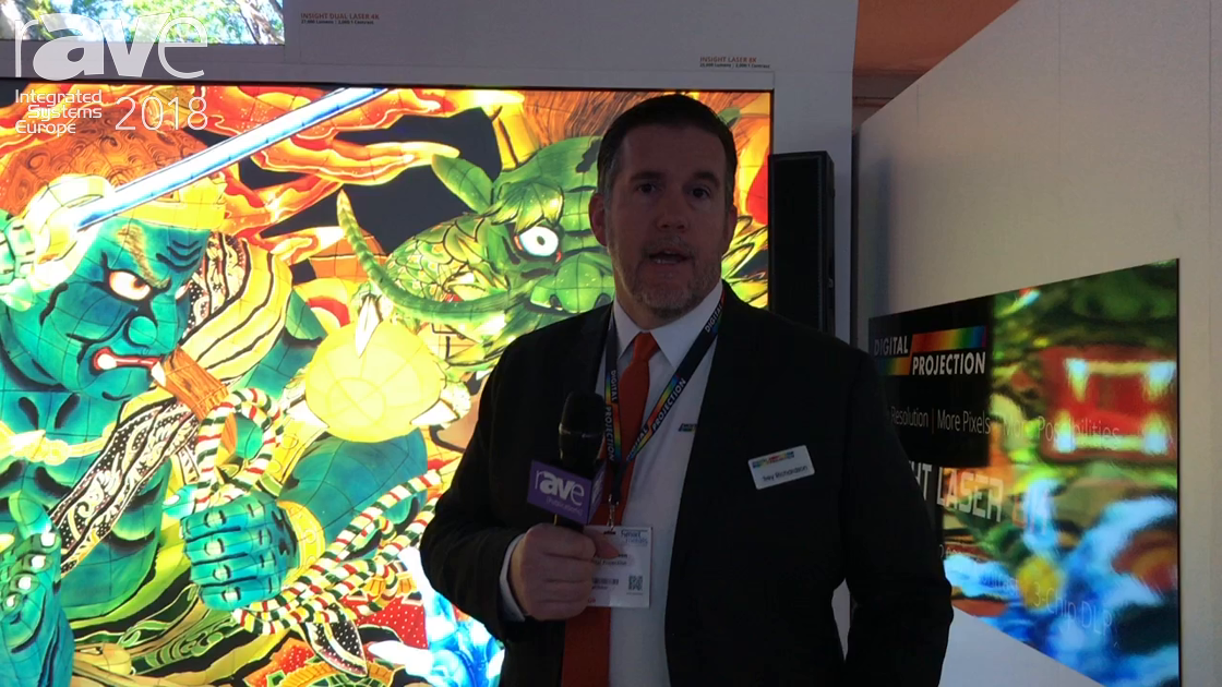 ISE 2018 Digital Projection Showcases INSIGHT LASER 8K DLP SolidState LaserPhosphor Projector