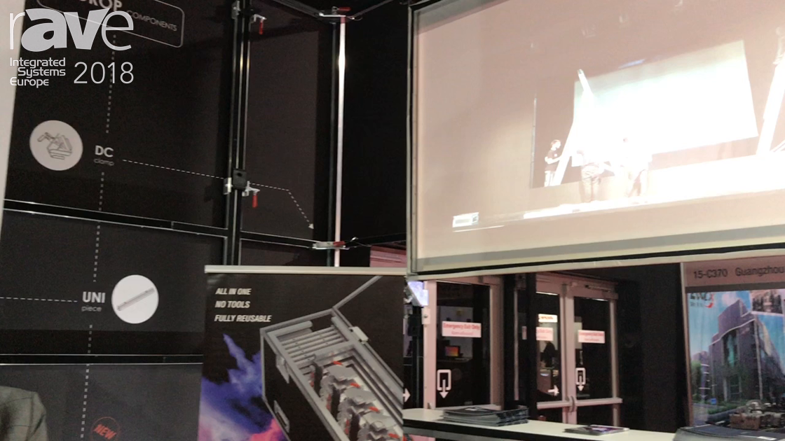 ISE 2018: AV Drop Makes Modular Backdrop Systmes for Live Events and Studios