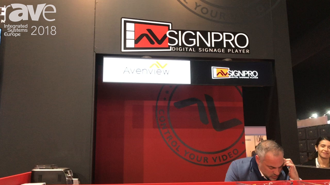 ISE 2018: Avenview Shows New AVSignPro Digital Signage Player