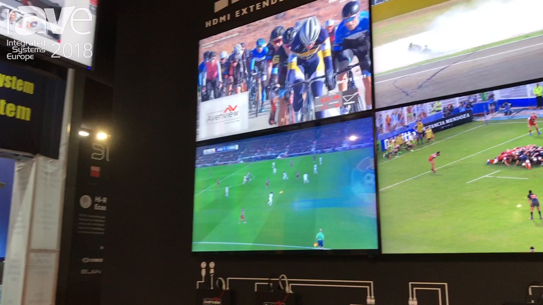 ISE 2018: Avenview Shows M Series AV-over-IP Solution