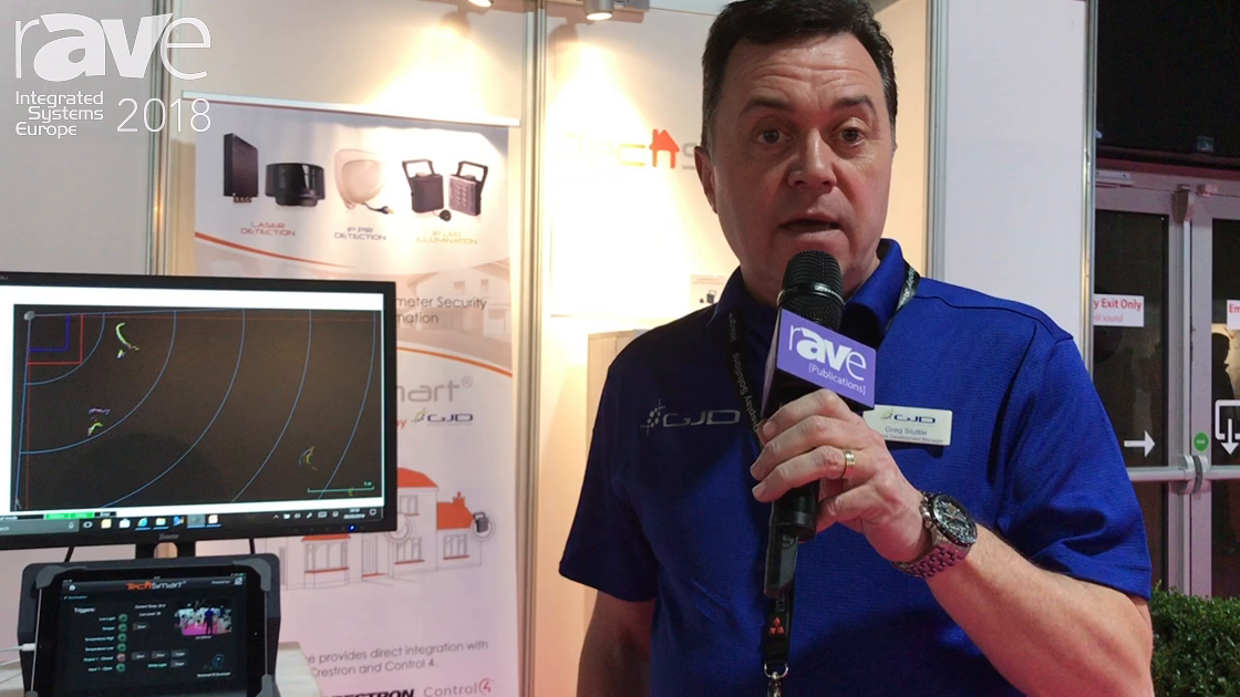 ISE 2018: GJD Shows Its D-TECT Laser Line of Motion Detectors for Home Automation