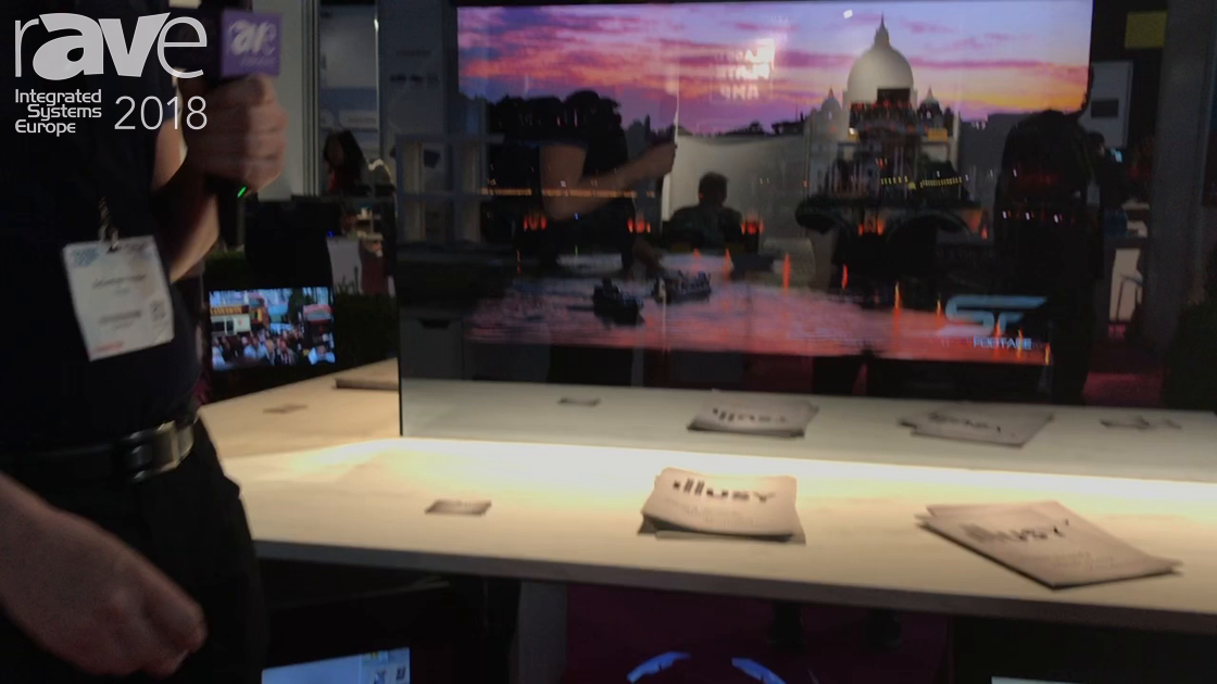 ISE 2018: Illusy Shows New Cabinet Door Mirror Screen