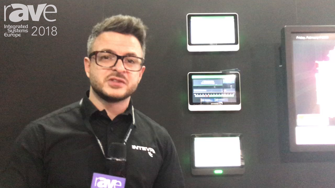 ISE 2018: Intevi Offers Line of Room Booking Signs and CMS System