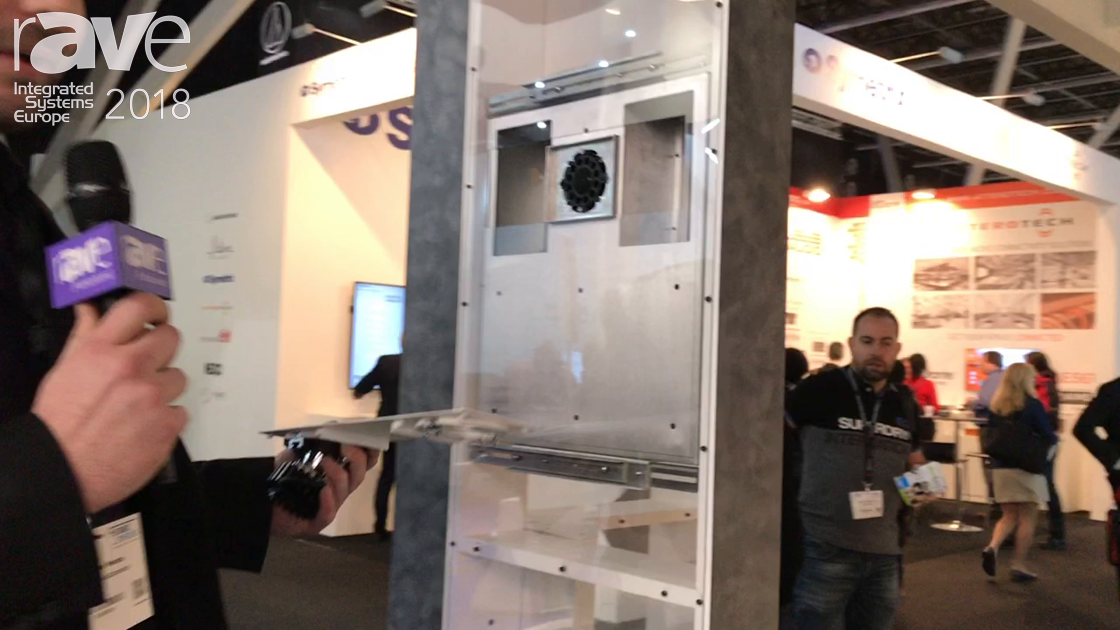 ISE 2018: James Loudspeaker Displays New Adaptation of Aperture Speaker with Light Cabinet