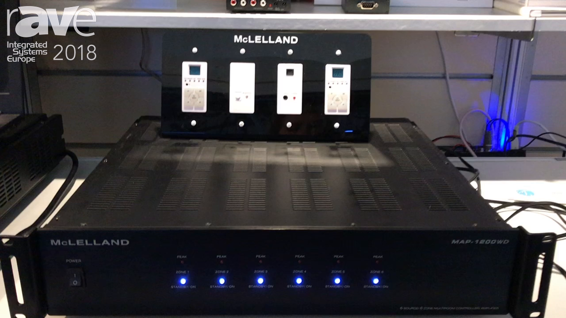 ISE 2018: McLelland Highlights MAP-1200WD Smart-Home Installation Amplifier