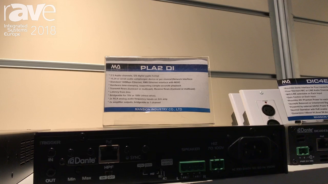 ISE 2018: McLelland Introduces PLA2 DI Amplifier with Dante