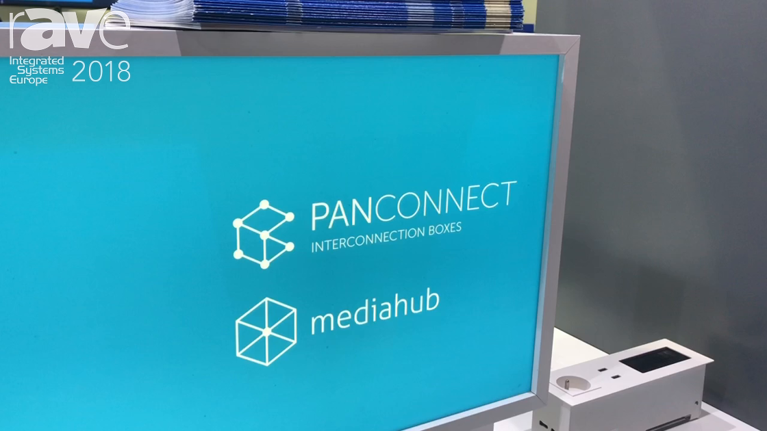 ISE 2018: OneAV Shows Modular PanConnect Desk Connection Panel Series