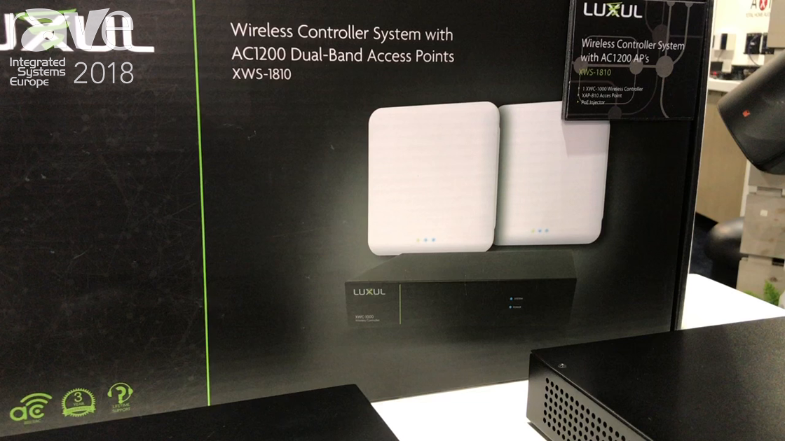 ISE 2018 Luxul Features Wirelesss Controller Systes with AC1200 Dual