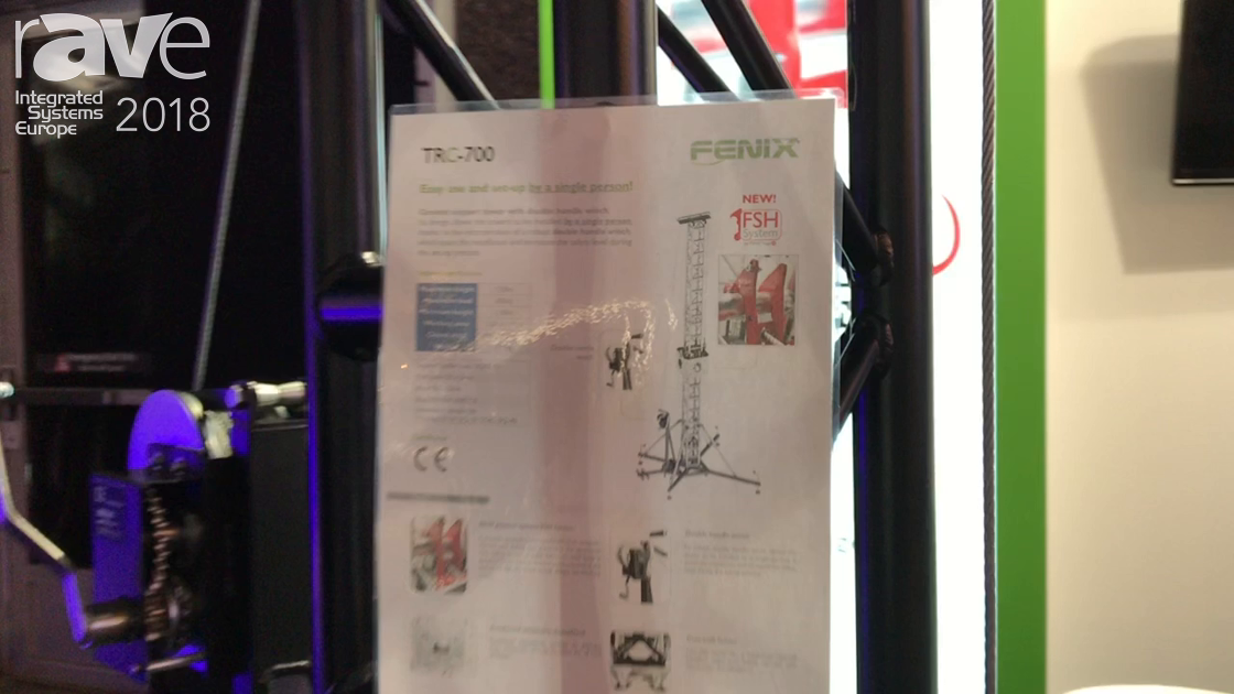 ISE 2018: FENIX Stage Talks About TRC-700 Gound Support Tower