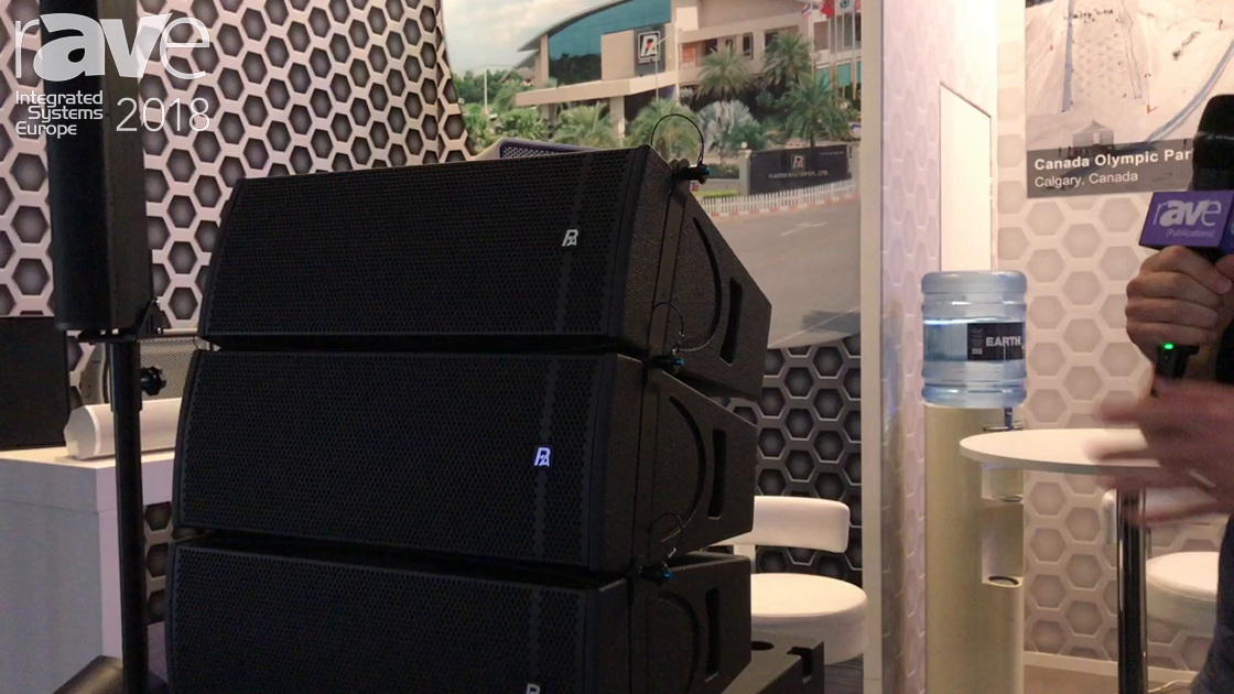 ISE 2018: P.Audio System Shows Vita Series Line Array and Subwoofer