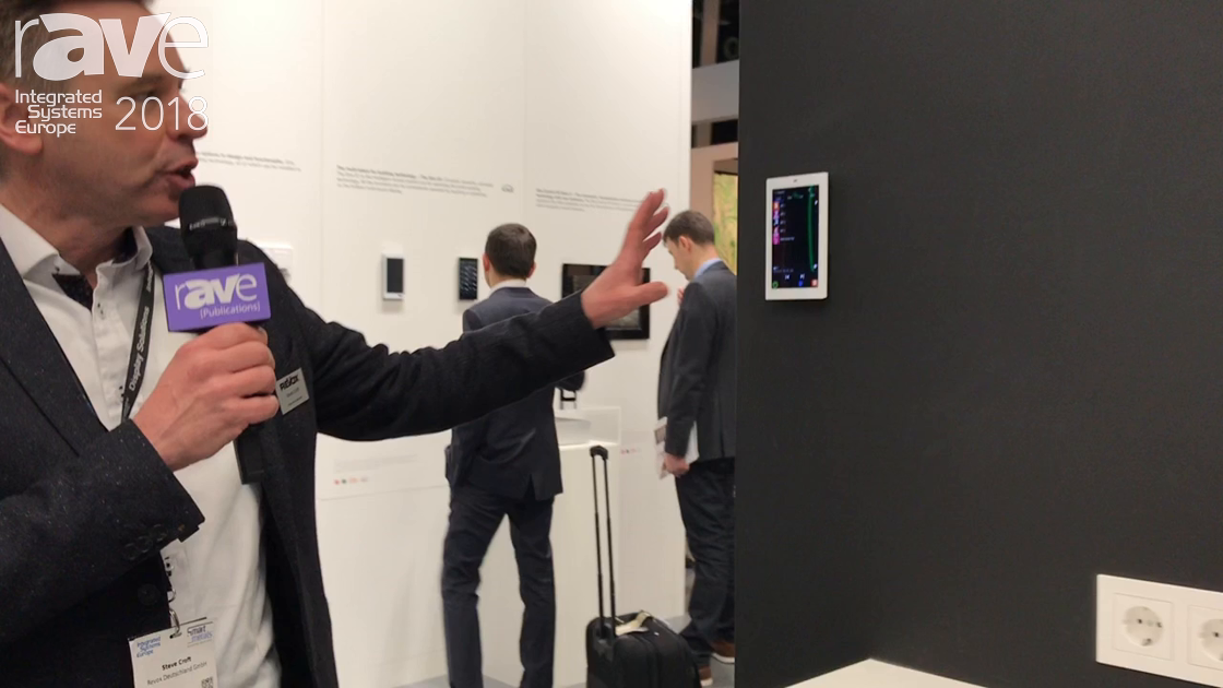 ISE 2018: Revox Showcases In-Wall Touch Screen Control Display for In-Home Music Systems