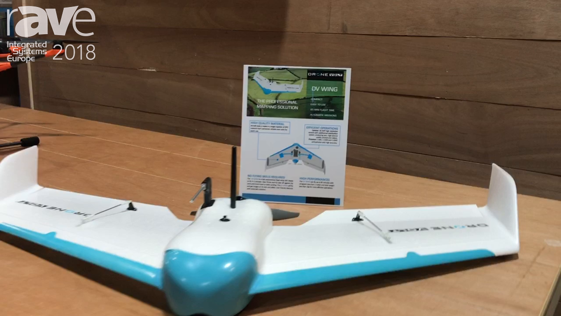 ISE 2018: Stampede Highlights Drone Volt DV Wing Professional Mapping Solution with 18 Megapixel Cam