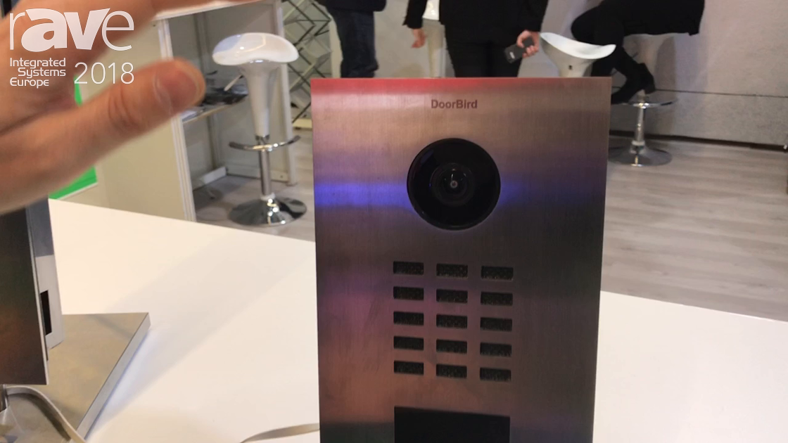 ISE 2018: DoorBird Highlights Its Video Doorbell With Smart Phone Push Notifications